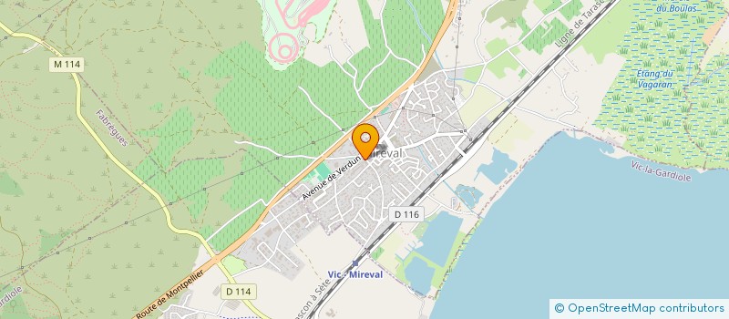 localisation de l'entreprise MONSIEUR MAURICE ANTHERIEU à FRONTIGNAN