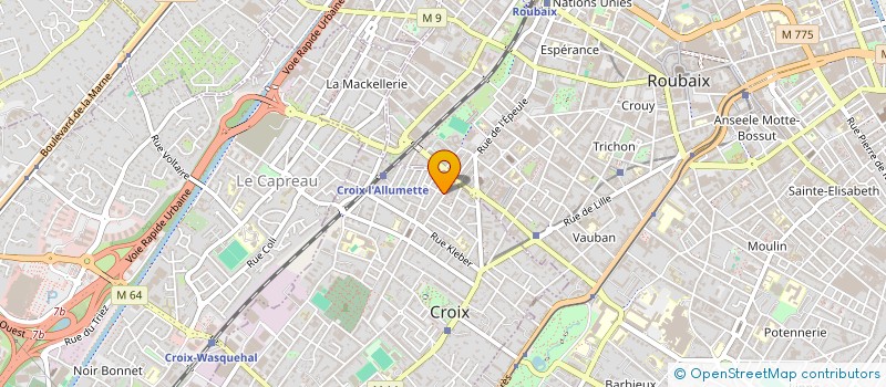 localisation de l'entreprise MONSIEUR MAURICE ANTOINE à CROIX