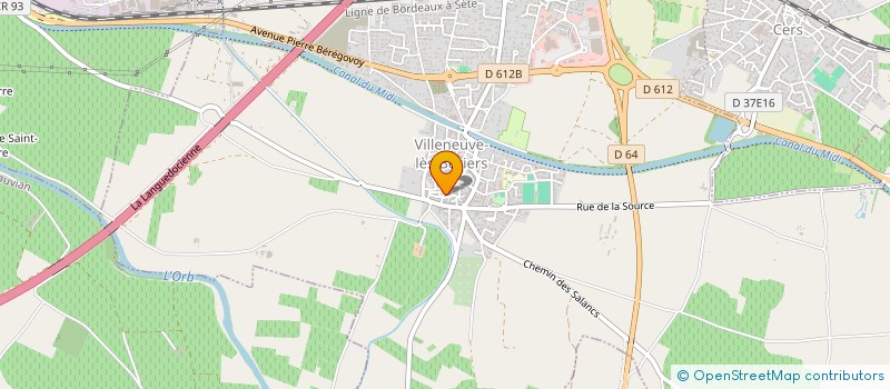 localisation de l'entreprise MONSIEUR MAURICE ARRIBAT à VILLENEUVE-LES-BEZIERS