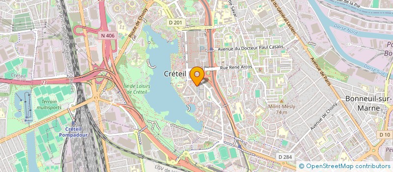 localisation de l'entreprise MONSIEUR MAURICE ASSAYAG  CRETEIL