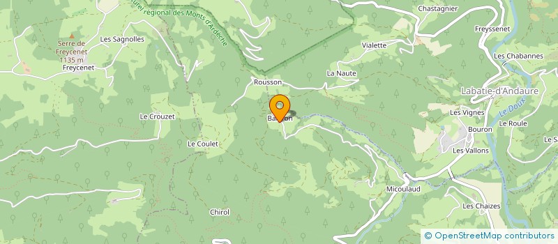 localisation de l'entreprise MONSIEUR MAURICE ASTIER  DESAIGNES