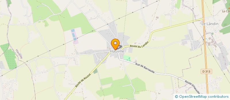 localisation de l'entreprise MONSIEUR MAURICE AUBERT à LE LANDIN