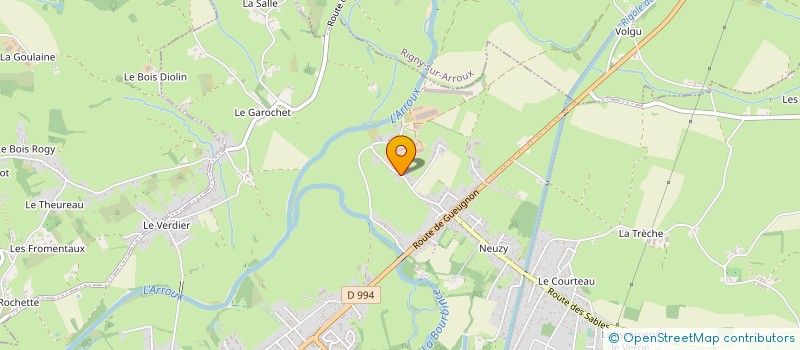 localisation de l'entreprise MONSIEUR MAURICE AUBERT  DIGOIN