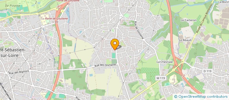 localisation de l'entreprise MONSIEUR MAURICE AUBRON  BASSE-GOULAINE