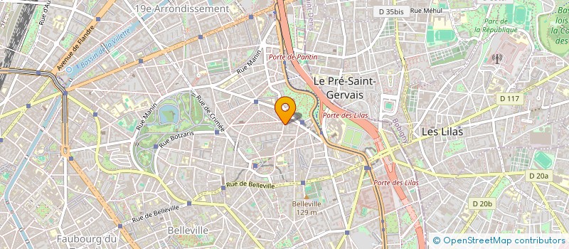 localisation de l'entreprise MONSIEUR MAURICE AUBRY à PARIS