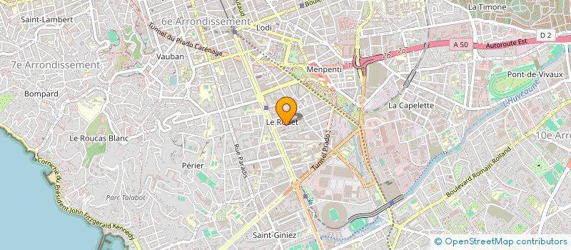 localisation de l'entreprise MONSIEUR MAURICE AUDO à MARSEILLE