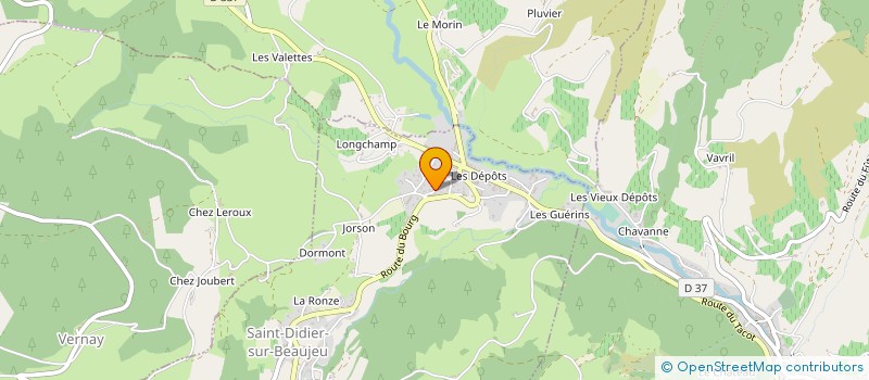 localisation de l'entreprise MONSIEUR MAURICE BABLET  SAINT-DIDIER-SUR-BEAUJEU