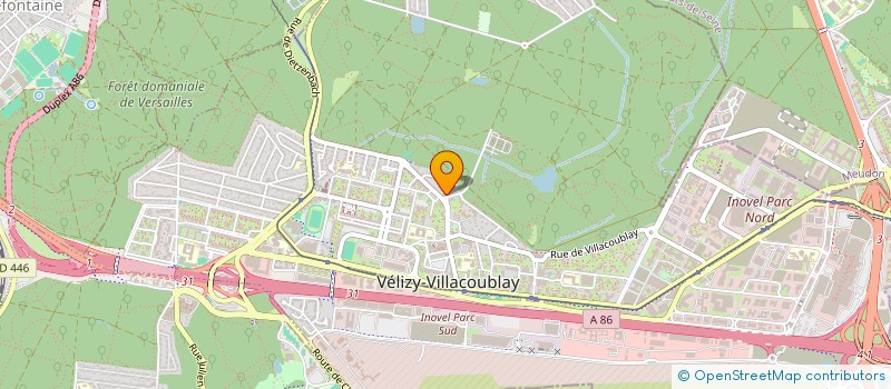 localisation de l'entreprise MONSIEUR MAURICE BAGOLIN à VELIZY-VILLACOUBLAY