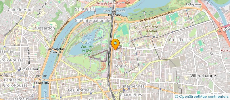 localisation de l'entreprise MONSIEUR MAURICE BALAY  VILLEURBANNE