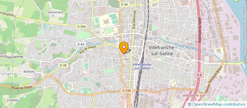 localisation de l'entreprise MONSIEUR MAURICE BARBIN à VILLEFRANCHE-SUR-SAONE