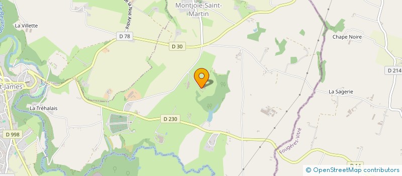 localisation de l'entreprise MONSIEUR MAURICE BARON  MONTJOIE-SAINT-MARTIN