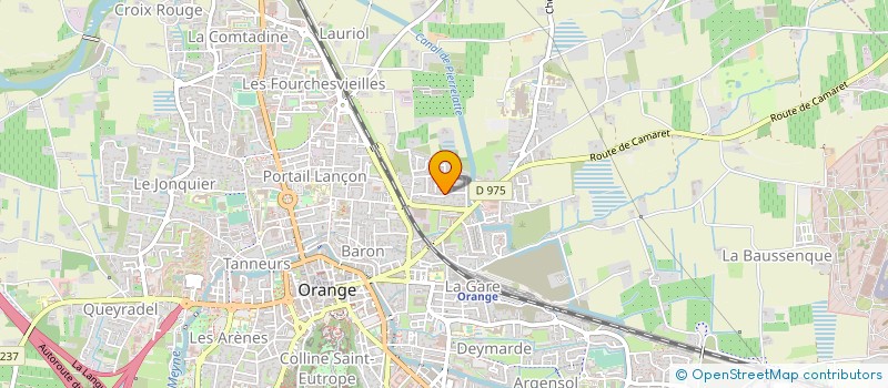 localisation de l'entreprise MONSIEUR MAURICE BAUD  ORANGE