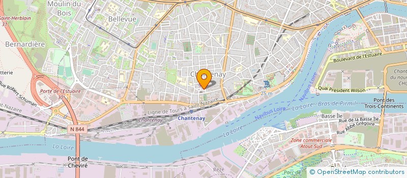 localisation de l'entreprise MONSIEUR MAURICE BAUDRY à NANTES
