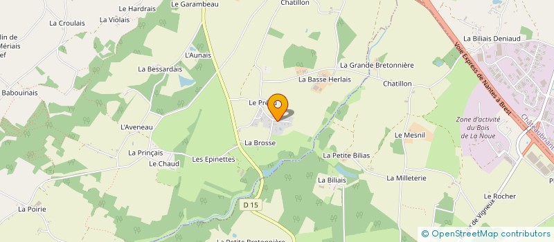 localisation de l'entreprise MONSIEUR MAURICE BAUMIER  CORDEMAIS