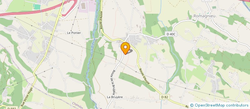 localisation de l'entreprise MONSIEUR MAURICE BAVU à ROMAGNIEU
