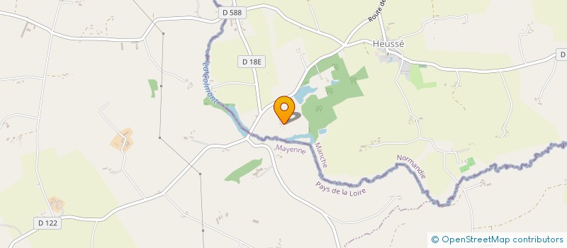 localisation de l'entreprise MONSIEUR MAURICE BEATRIX  LE TEILLEUL