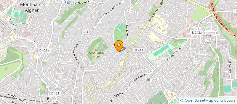 localisation de l'entreprise MONSIEUR MAURICE BEAUDOUIN à BOIS-GUILLAUME