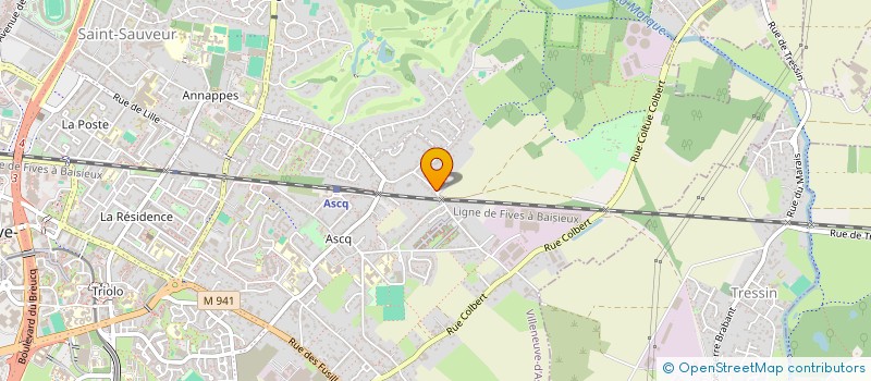 localisation de l'entreprise MONSIEUR MAURICE BEGHIN à VILLENEUVE-D'ASCQ