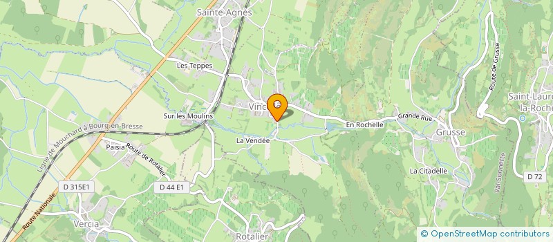 localisation de l'entreprise MONSIEUR MAURICE BENACCHIO  VAL-SONNETTE