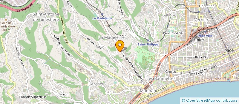 localisation de l'entreprise MONSIEUR MAURICE BENAILLY à NICE