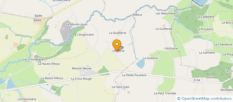 localisation de l'entreprise MONSIEUR MAURICE BENARD à VITRE