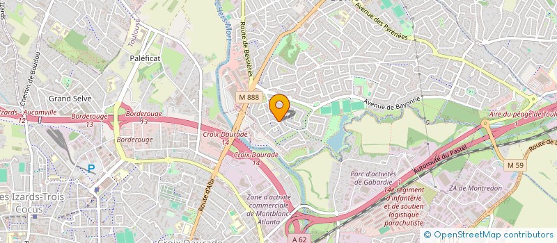 localisation de l'entreprise MONSIEUR MAURICE BENHAMOU  TOULOUSE