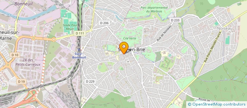 localisation de l'entreprise MONSIEUR MAURICE BENHAMOU à SUCY-EN-BRIE