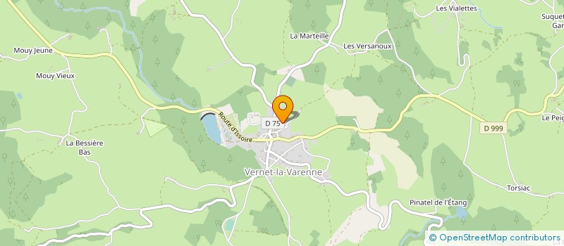 localisation de l'entreprise MONSIEUR MAURICE BENOIT DISSARD  LE VERNET-CHAMEANE