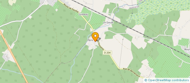 localisation de l'entreprise MONSIEUR MAURICE BERNAR  VERTHEUIL