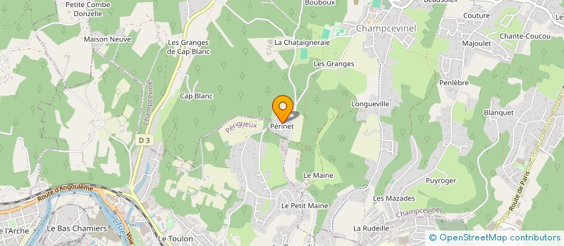 localisation de l'entreprise MONSIEUR MAURICE BERNARDIN à SANILHAC