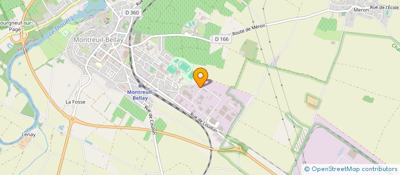 localisation de l'entreprise MONSIEUR MAURICE BERNAUDEAU  MONTREUIL-BELLAY