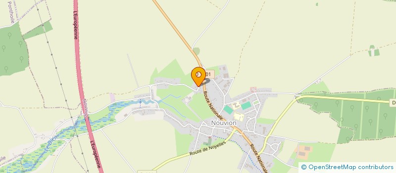 localisation de l'entreprise MONSIEUR MAURICE BERTHE  NOUVION