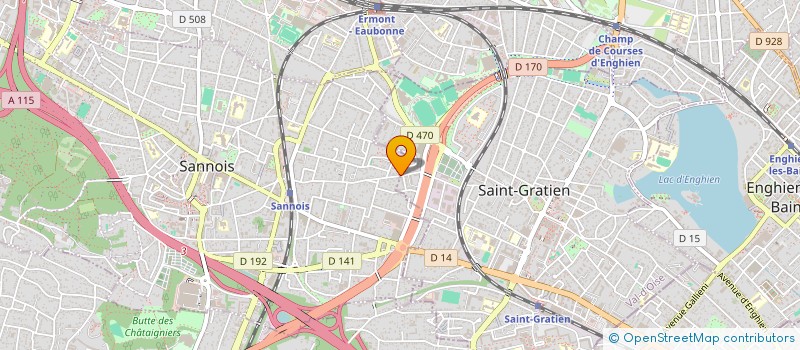 localisation de l'entreprise MONSIEUR MAURICE BERTHELOT  SANNOIS