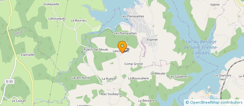 localisation de l'entreprise MONSIEUR MAURICE BEX à LE ROUGET-PERS