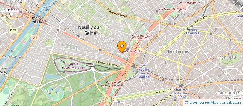 localisation de l'entreprise MONSIEUR MAURICE BICHARD à NEUILLY-SUR-SEINE