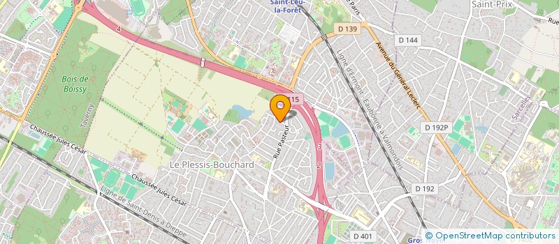 localisation de l'entreprise MONSIEUR MAURICE BIDAULT  LE PLESSIS-BOUCHARD