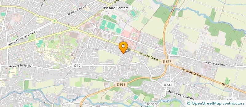 localisation de l'entreprise MONSIEUR MAURICE BIRADE  BIZANOS