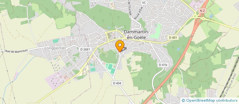 localisation de l'entreprise MONSIEUR MAURICE BLANC à DAMMARTIN-EN-GOELE