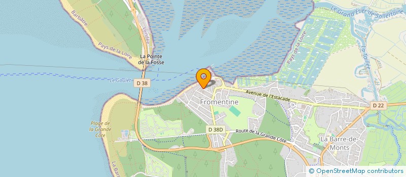 localisation de l'entreprise MONSIEUR MAURICE BLANCHARD  LA BARRE-DE-MONTS