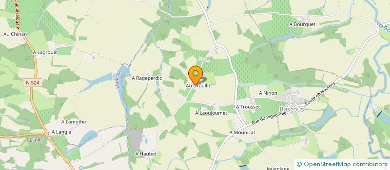 localisation de l'entreprise MONSIEUR MAURICE BLANCHARD à BASCOUS