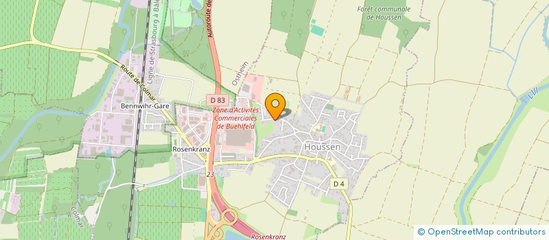 localisation de l'entreprise MONSIEUR MAURICE BOGEN à HOUSSEN