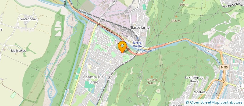 localisation de l'entreprise MONSIEUR MAURICE BOIS  CHAMP-SUR-DRAC