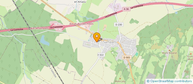 localisation de l'entreprise MONSIEUR MAURICE BOISSON  JOUHE