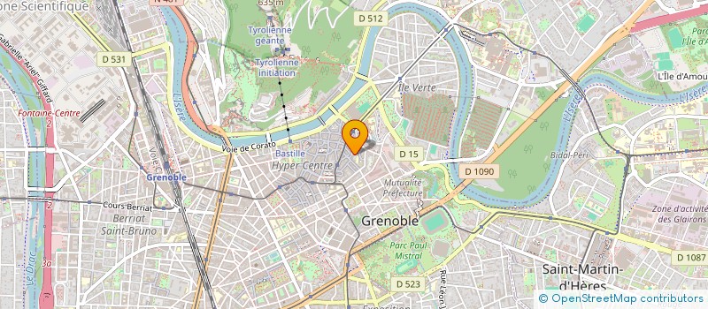 localisation de l'entreprise MONSIEUR MAURICE BOLZE à GRENOBLE