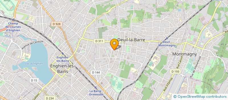 localisation de l'entreprise MONSIEUR MAURICE BONABAU à DEUIL-LA-BARRE