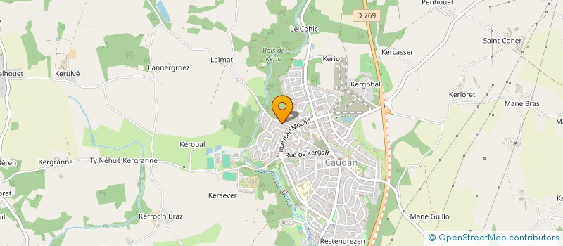 localisation de l'entreprise MONSIEUR MAURICE BONABESSE  CAUDAN