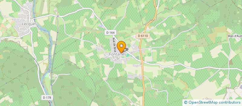 localisation de l'entreprise MONSIEUR MAURICE BONFILS  FONTANES