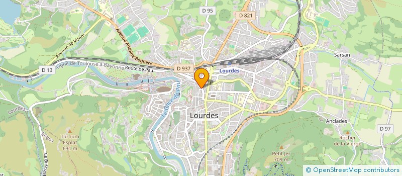 localisation de l'entreprise MONSIEUR MAURICE BONNEL à LOURDES