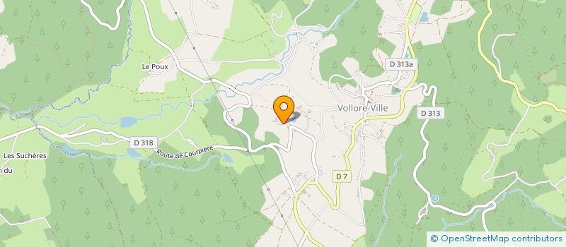 localisation de l'entreprise MONSIEUR MAURICE BONNET  NERONDE-SUR-DORE