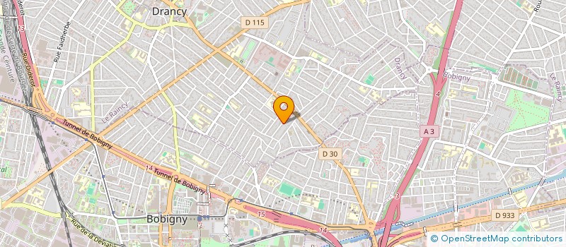 localisation de l'entreprise MONSIEUR MAURICE BONNEY à DRANCY